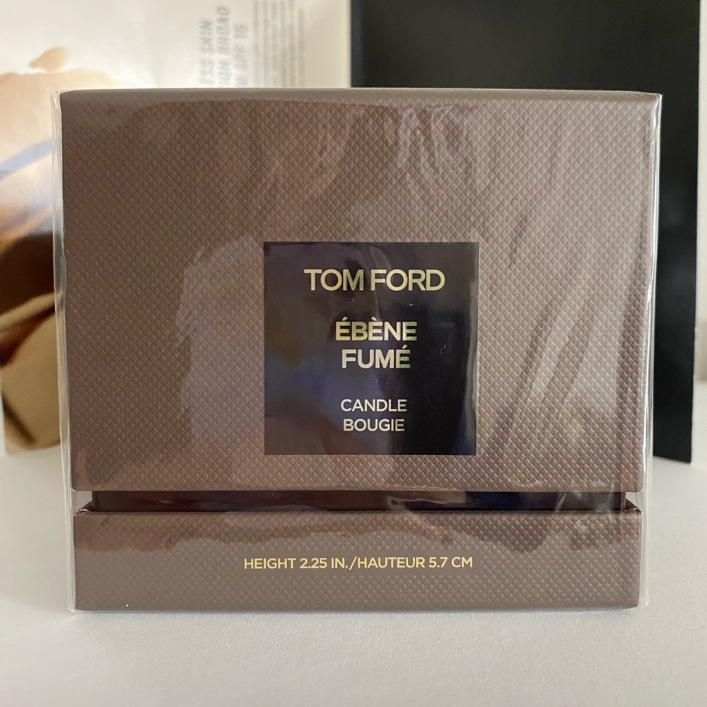 Tom Ford Ebene Fume Candle Bougie,  Height 2.25 in/ 5.7 cm, New And Sealed $140